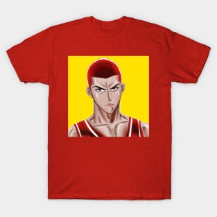 the talented sakuragi ecopop basketball player art portrait T-Shirt